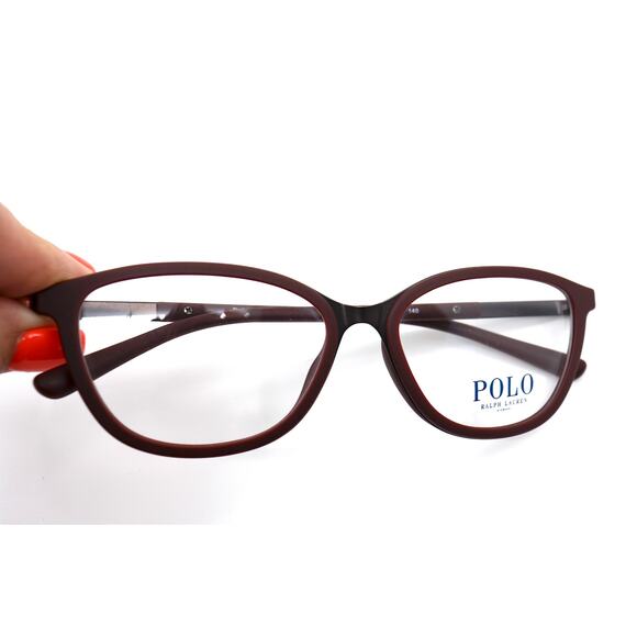 RALPH LAUREN PH1166 9313 BURGUNDY AUTHENTIC EYEGLASSES FRAME - Picture 7 of 9